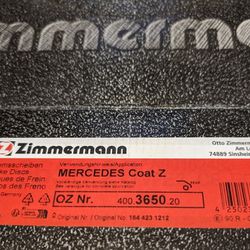 NEW: Mercedes Rear Rotors / Zimmermann 330x14mm