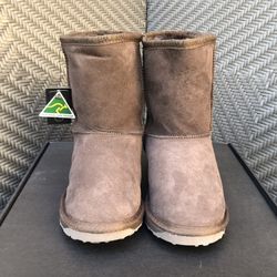 Emu Australia Mid Shaft Boots Chocolate Size 5