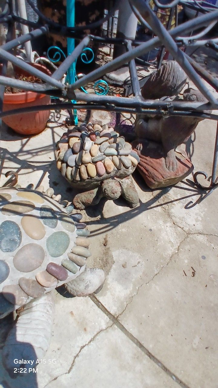 About 12 Inch Hight. Concrete Garden Decor