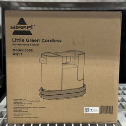 Bissel Little Green Cordless Portable Carpet Cleaner (Brand New)