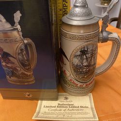 Anheuser Busch “G” Series Ltd Ed III Land and Water Trans Stein