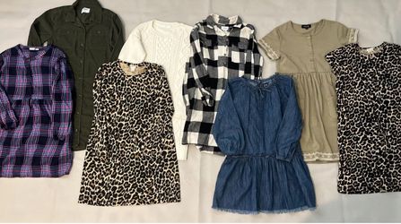 Girl Dresses Designers Sz:8/10 gap, Jcrew, Roolee, Old Navy). Good Cond.