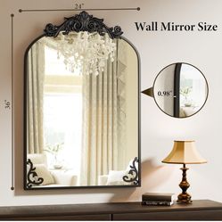 Rustic Black Mirror 