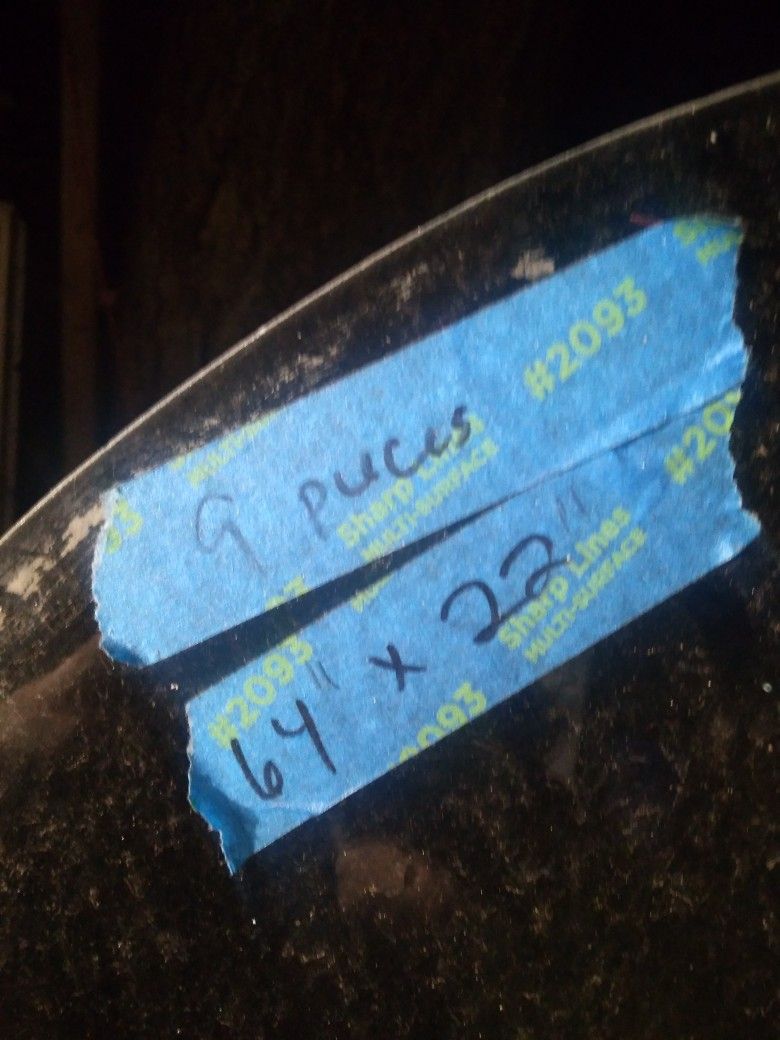 64×22 Antique Glass