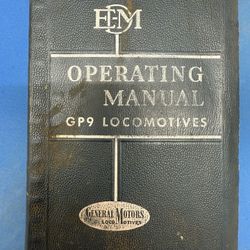 General Motors Locomotives Model GP9 Operating Manual 