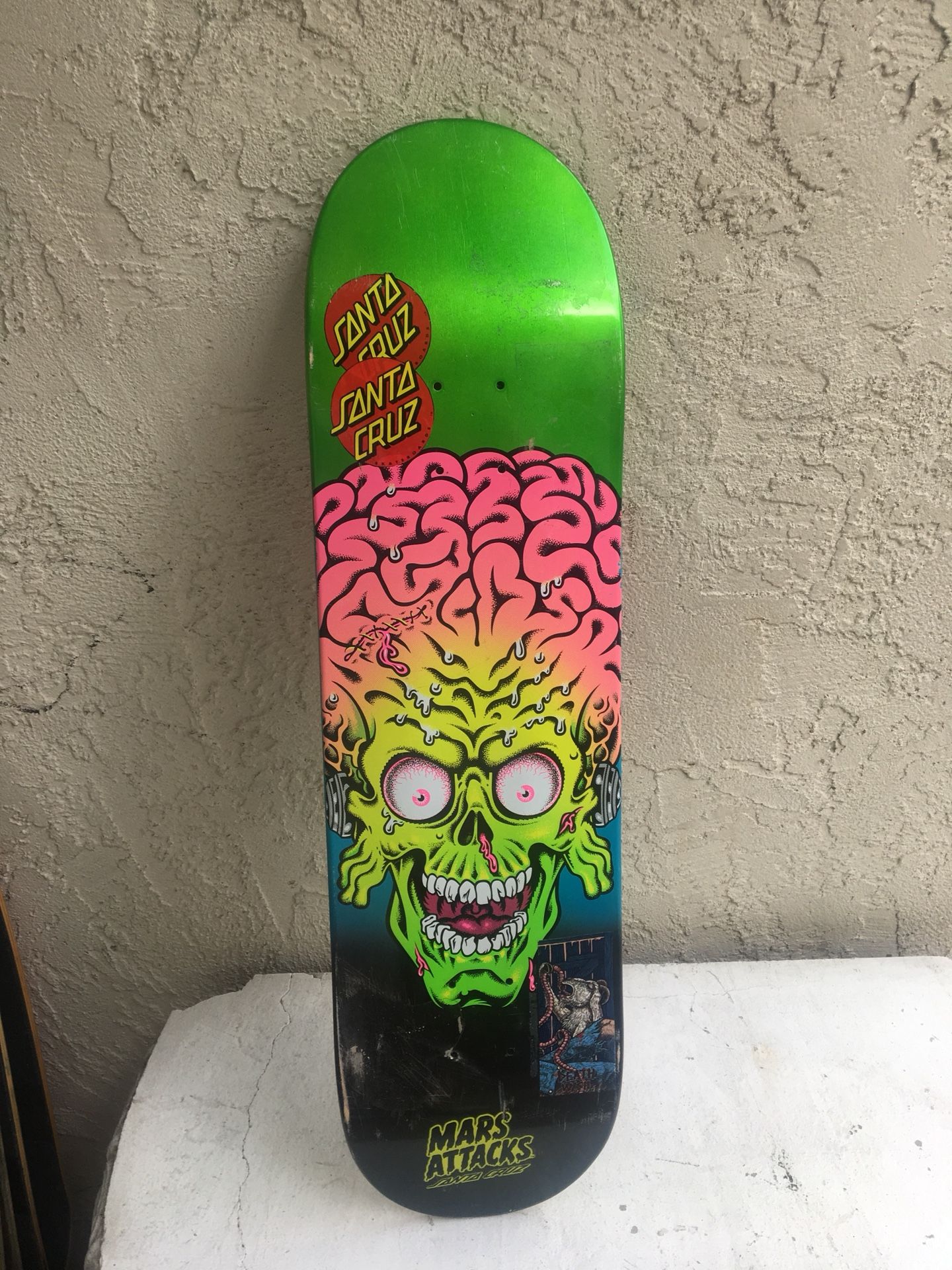 Santa Cruz Mars Attacks 8.25 Skateboard Deck