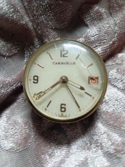 Caravelle alarm clock.sw8ss made 7 jewels