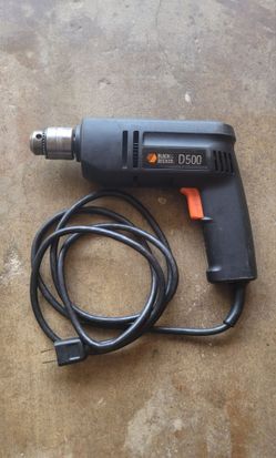 Black & Decker D500  corded electric dril