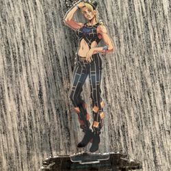 Jojo’s Bizarre Adventure Jolyne Cujoh “Jojoworld” Acrylic Keychain 