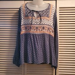 New Directions Ladies Blouse Size Large 