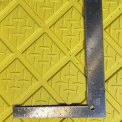 🔧 Steel Carpenter Square / L-Shaped Ruler (Metal)