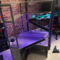 Corner Computer Desk With Lights
