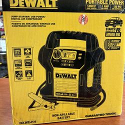 DeWalt New Digital Air Compressor And Jump Starter 