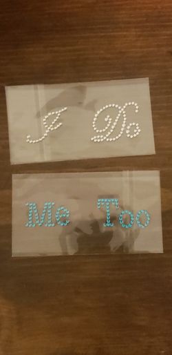 Wedding rhinestone shoe decals