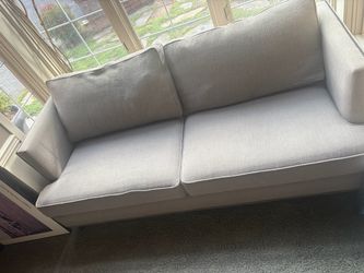 Custom grey couch