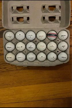 Mixed Brand Used Golf Balls – Lot of 18