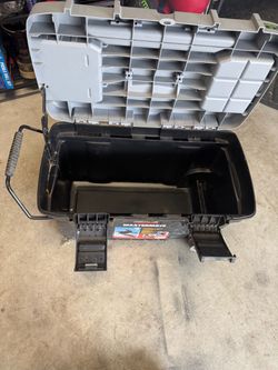 Paint ball tool chest on wheels pull box