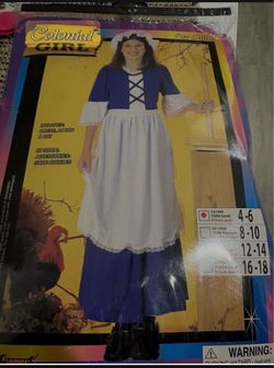 Colonial Girl Halloween costume