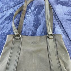 American Leather Co Green Women's handbag