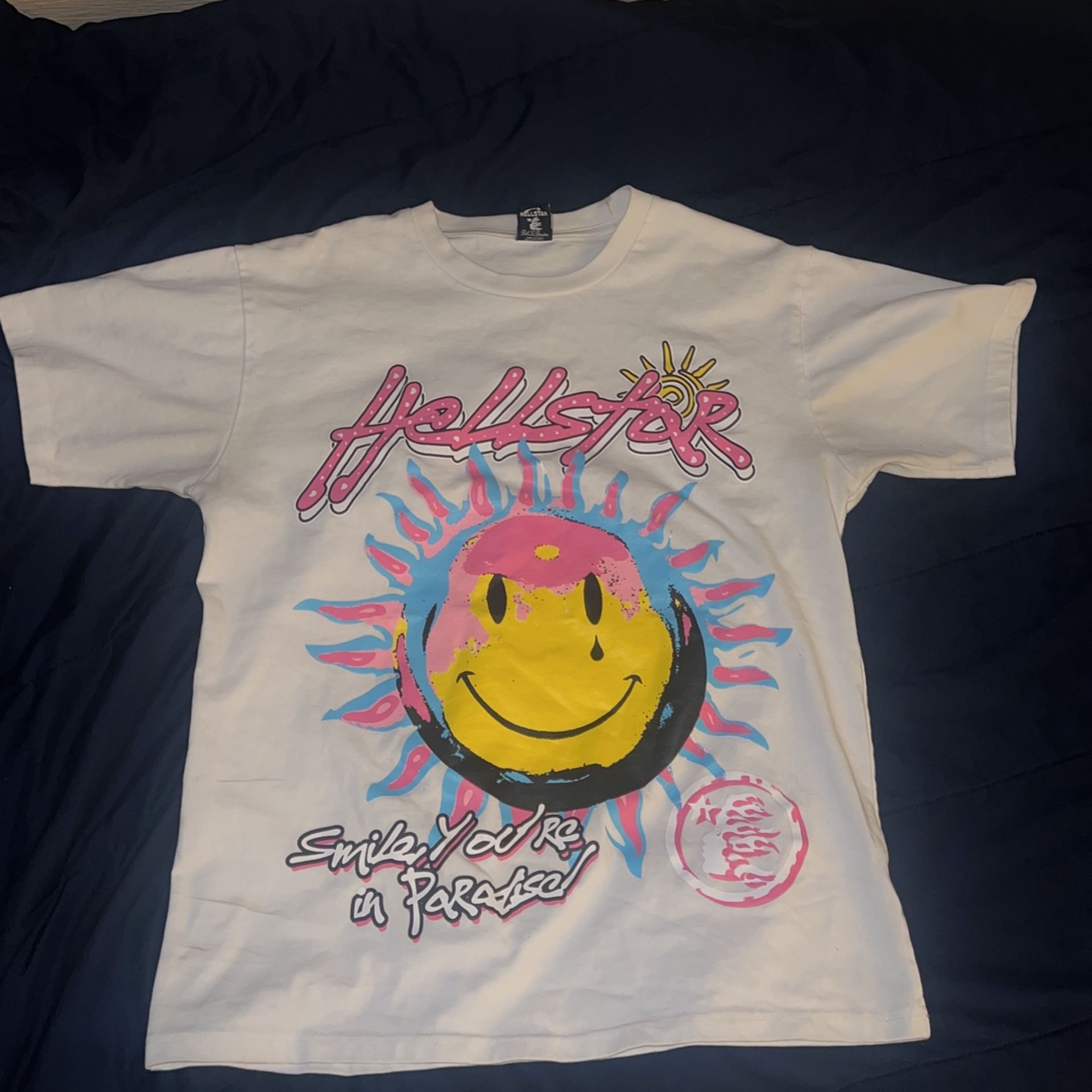 Hellstar Smile Your in Paradise White Tee
