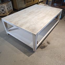 Large Handcrafted Wooden Coffee Table 