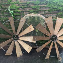 New 3ft Diameter Windmill Head Rusted 