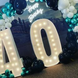 Marquee Numbers & Letters