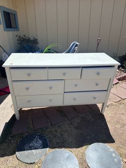 White dresser