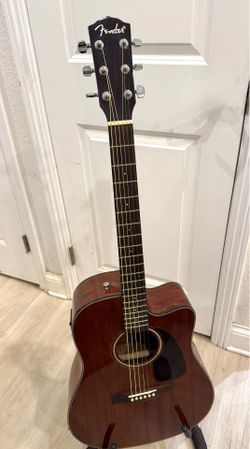 Fender Acoustic/Electric Guitar cd-40sce all mahogany