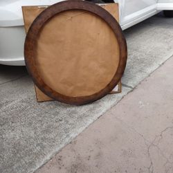 Round Antique Picture Frame