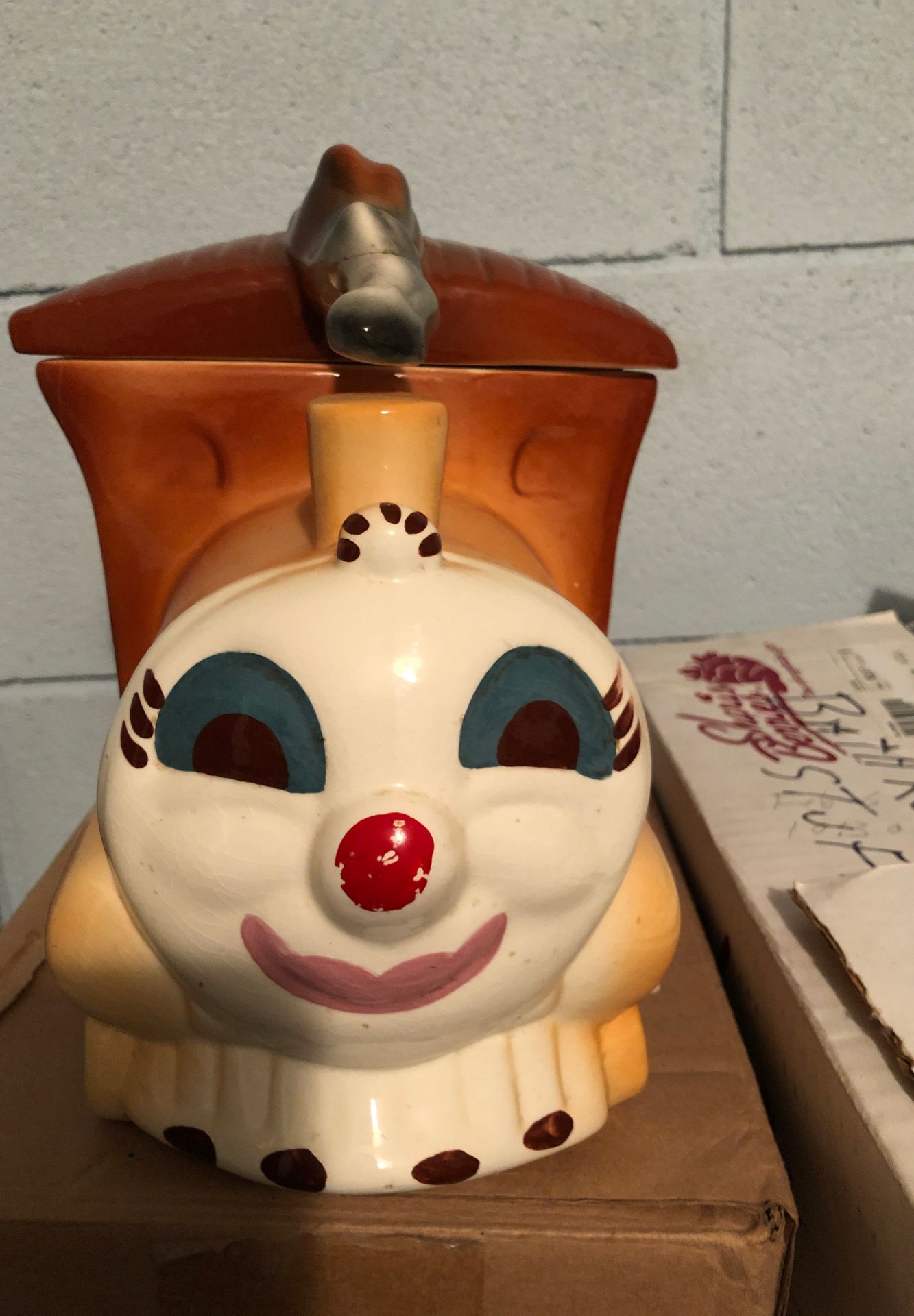 Vintage Train Cookie Jar by Sierra Vista
