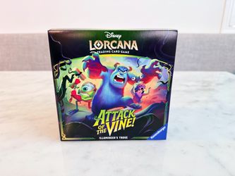 Disney Lorcana Attack of the Vine Illumineer’s Trove ETB Trading Card Game 12 Cards Booster Packs Sealed Sleeved Pack TCG Deck Newly Released