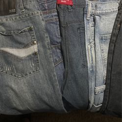 5 Pairs Men’s Jeans (34x30)