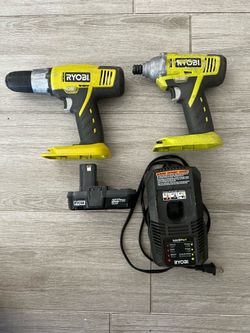 Ryobi Drill & Impact Driver Combo Kit – Battery & Charger Included