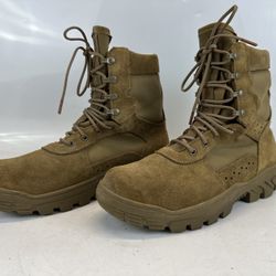 Thorogood Tatical Military Boots Sz 10 Wide Coyote Brown Steel Toe Mens AR-670-1