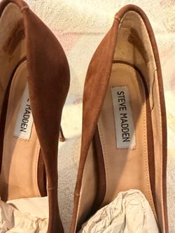 Suede Brown Heels
