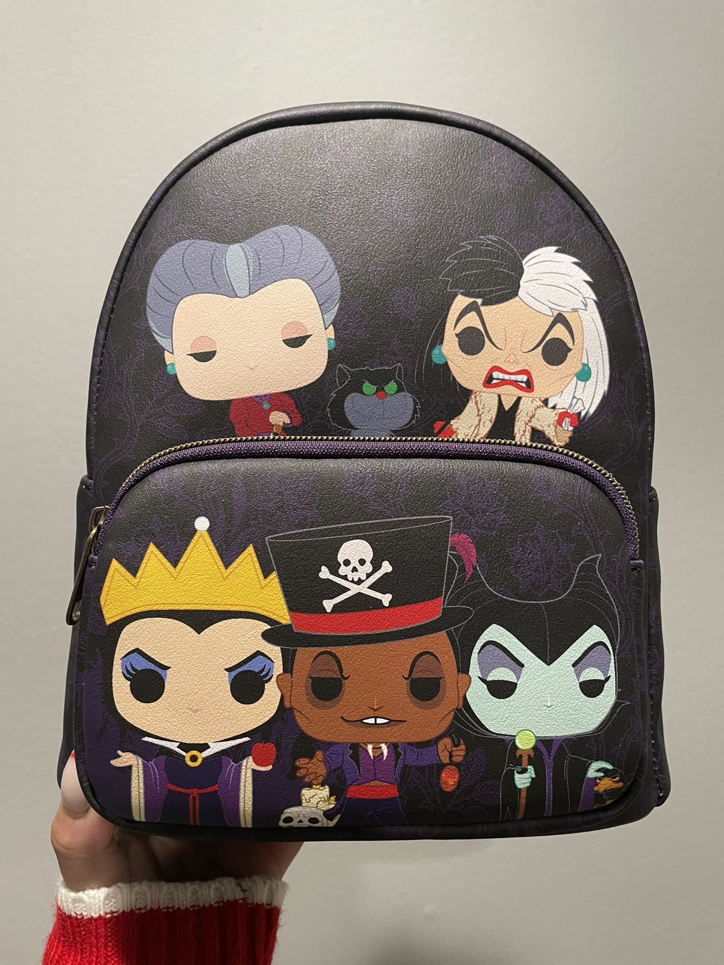 Brand New Disney Villains Black Black Backpack 