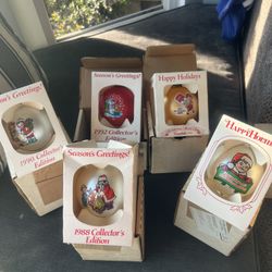 Vintage Campbell soup ornaments