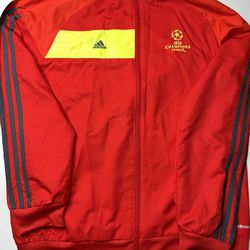 Vintage Adidas Ucl Uefa Champions League Sweater Track Jacket red Size M Soccer