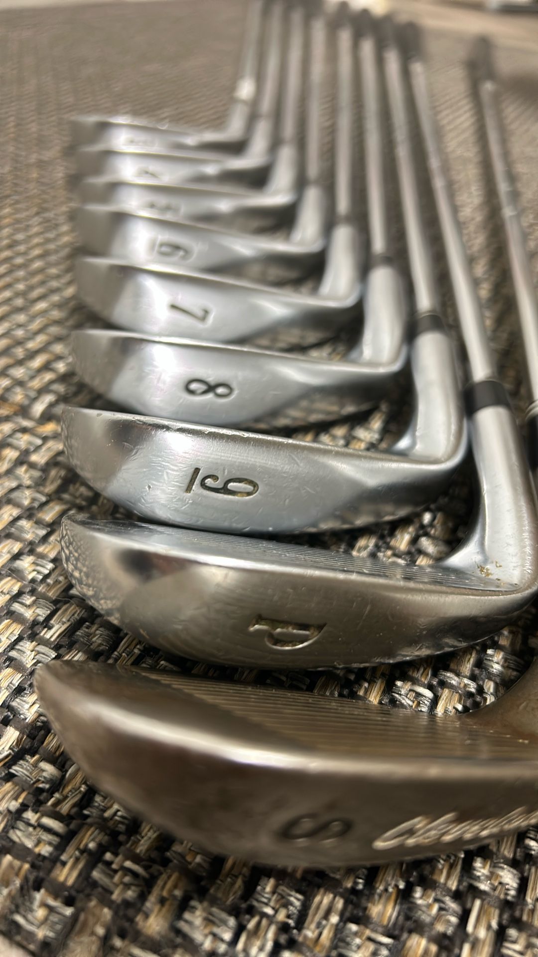 Callaway Diablo P~3 8 Irons Stiff Plus Cleveland Send