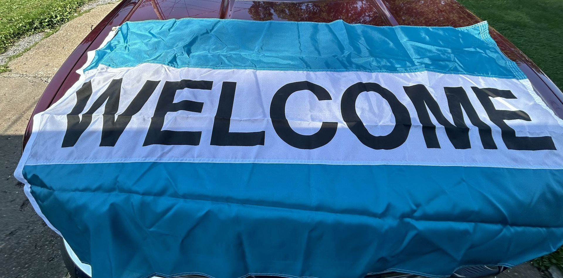 3X5 Welcome Flag
