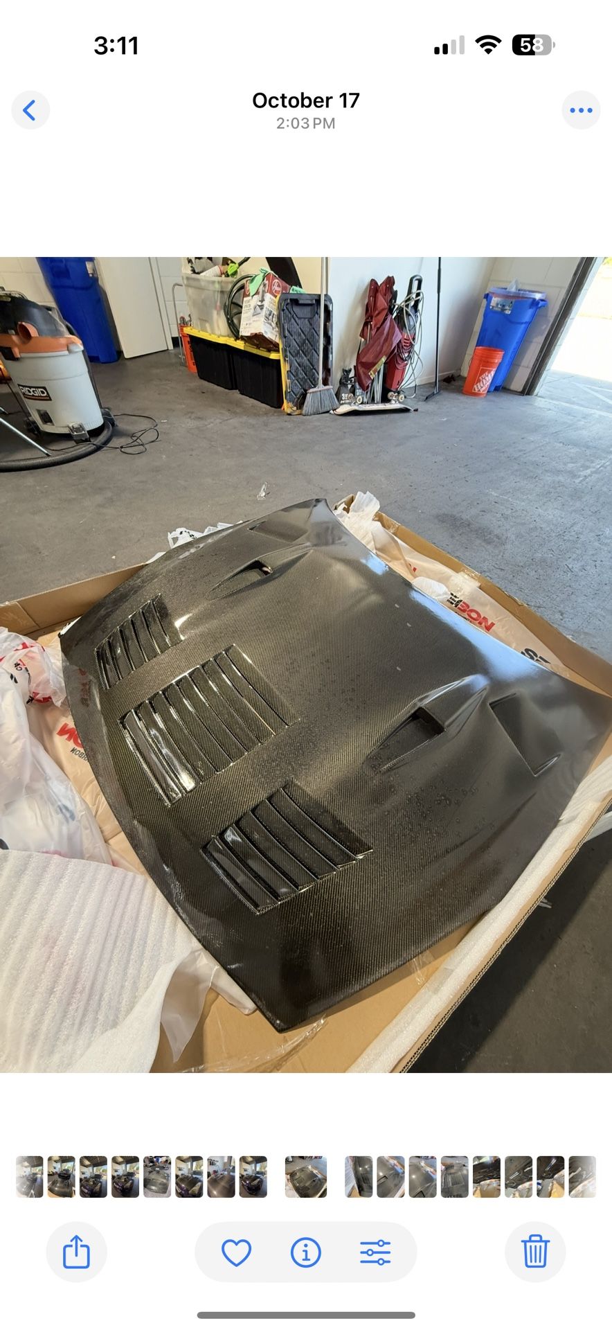 Nissan Gtr Hood Carbón Fiber