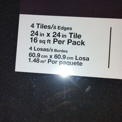 4 Pack Unopened Foam Tiles Heavy Duty Pickup Only Cash 