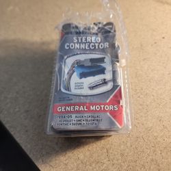Stereo Connector For Gm Motors 