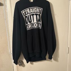 King J’s “straights Outta Arizona” Hoodie Black Xl