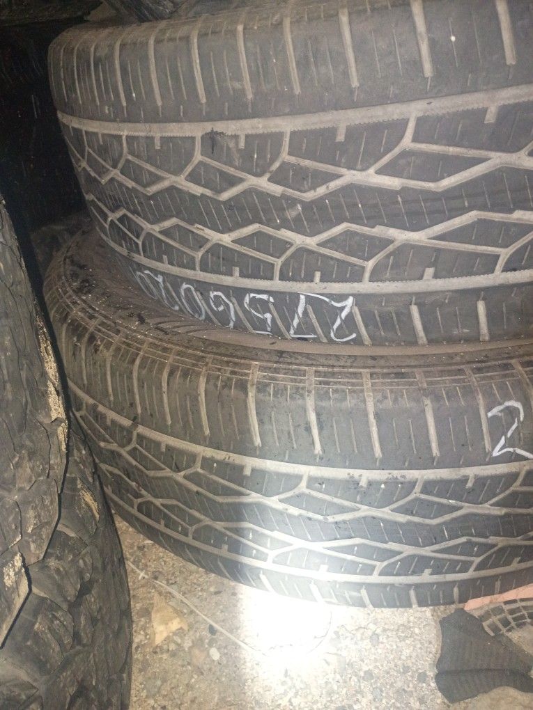 2 MAZAMA TIRES  275/60/20 $80