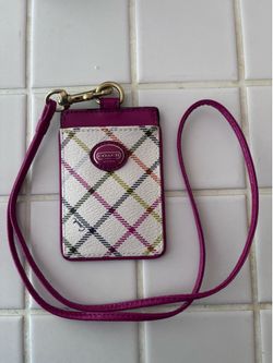 Coach badge holder