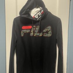 Mens L.S. Hooded FILA Shirt Sz Small