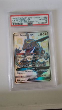 Psa 10 rayquaza gx