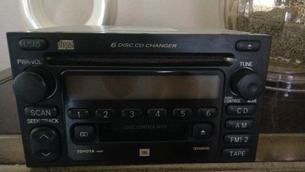 Dual casette and 6 disc player